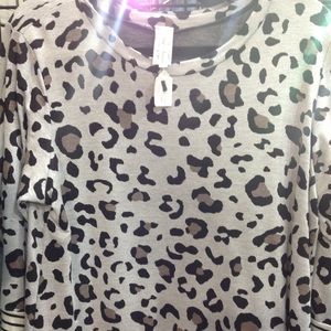 Cheetah print top